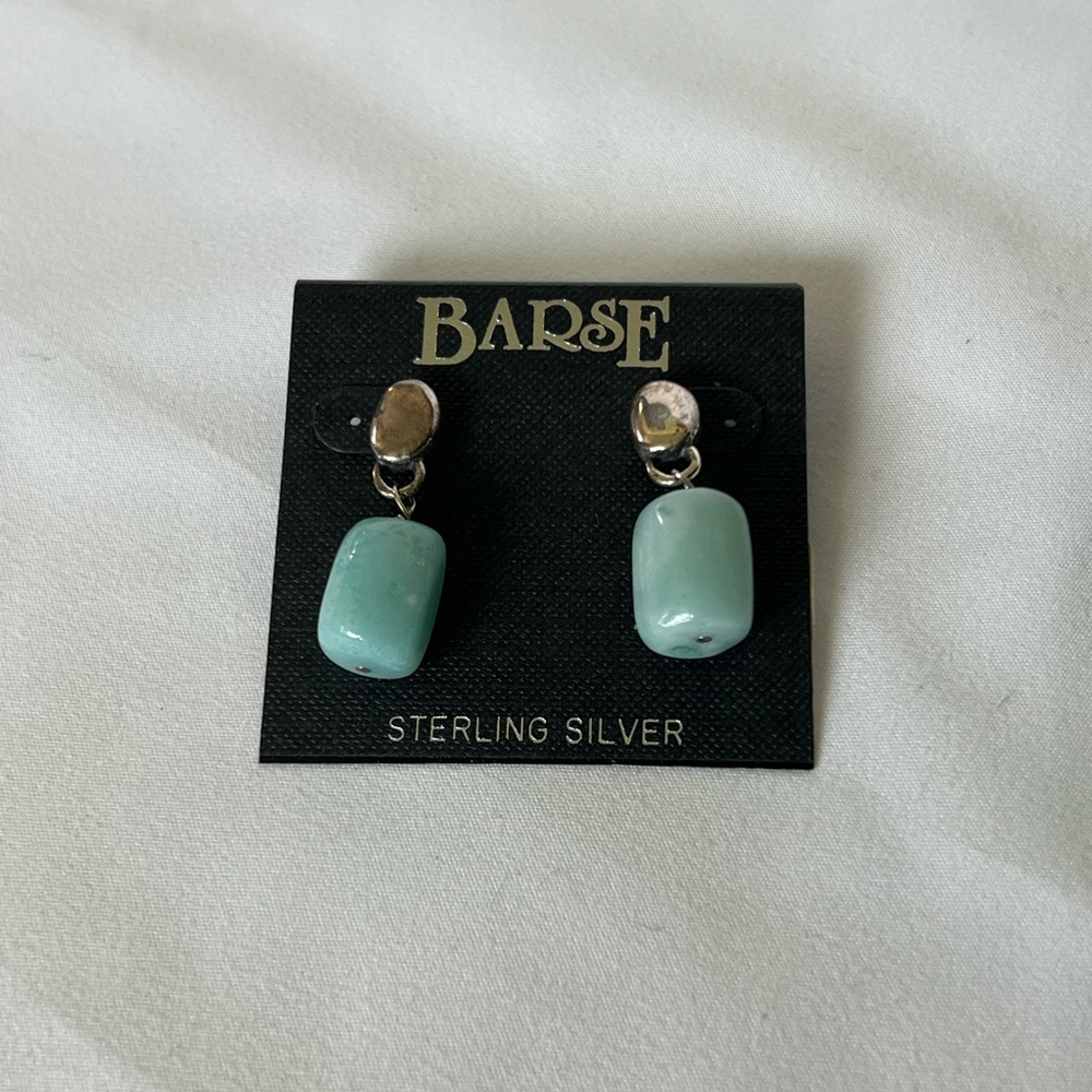 Stone earrings